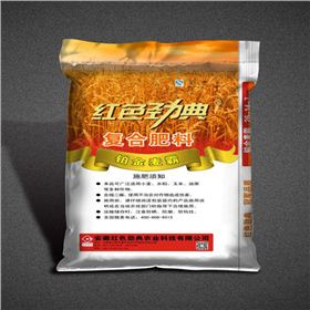 红色劲典腐植酸复合肥47%（26-14-7）背面